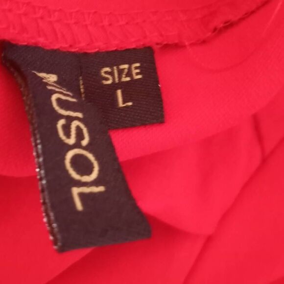 Miusol Red Women's Dress - Picture 8 of 10